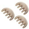minkissy 3pcs Gua Comb Massage Tool Premium Wide Tooth Scalp Care Brush for and Neck Acupoint Massage Portable Hair Scalp for Family Friends view 1