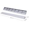 100Cm Plastic Edge Ramps Non-slip Threshold Ramps Availability Entrance Ramp Triangular Ramps For Sweeping Robot Bike Trolley (Color : Gray, Size : 100 * 10 * 3cm) view 2