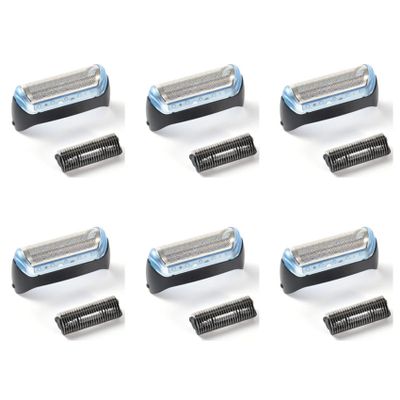 XIDIT 6 Pcs Electric Mesh Durable Shaver Foil Head Parts for 10B/20B Model 180 190 170 1775 1735