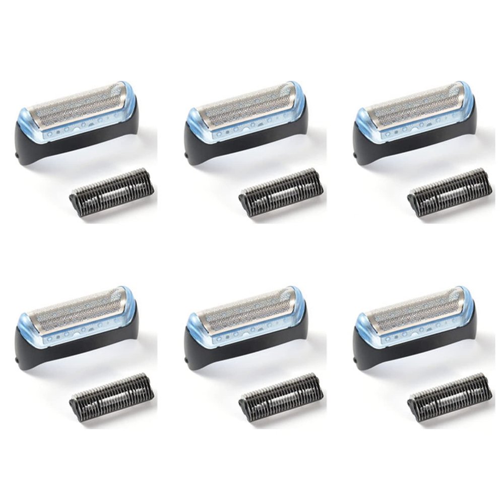 XIDIT 6 Pcs Electric Mesh Durable Shaver Foil Head Parts for 10B/20B Model 180 190 170 1775 1735