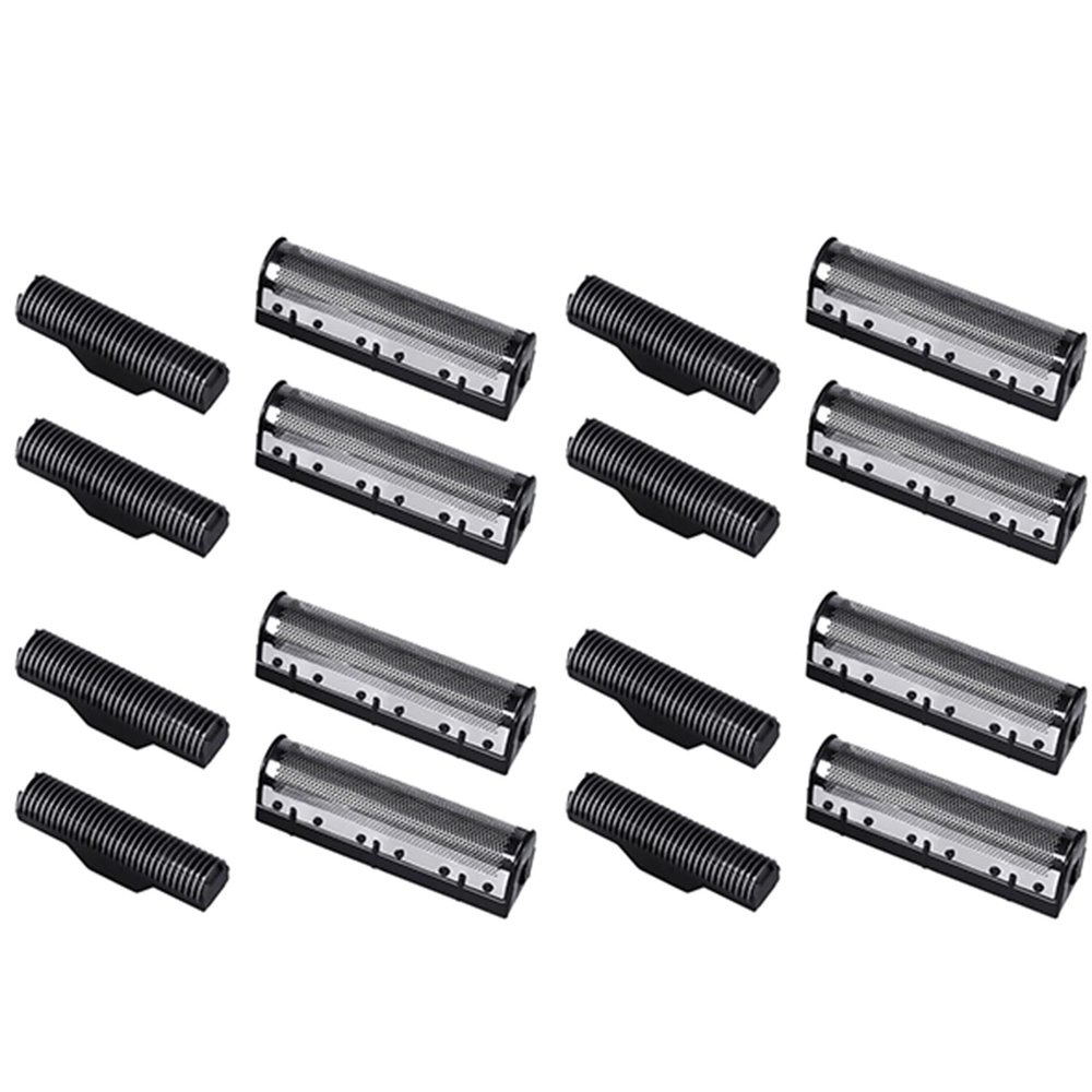 GROCKSTR 4Set Clipper Blade for Km-1102 Clipper Electric Shaver Parts Net Silver