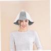 GALPADA 3pcs Unisex Felt Sauna Hats Comfortable Bathing Sauna Caps for Hair Breathable and Lightweight for Spa and Activities Convenient Hanging Design view 3