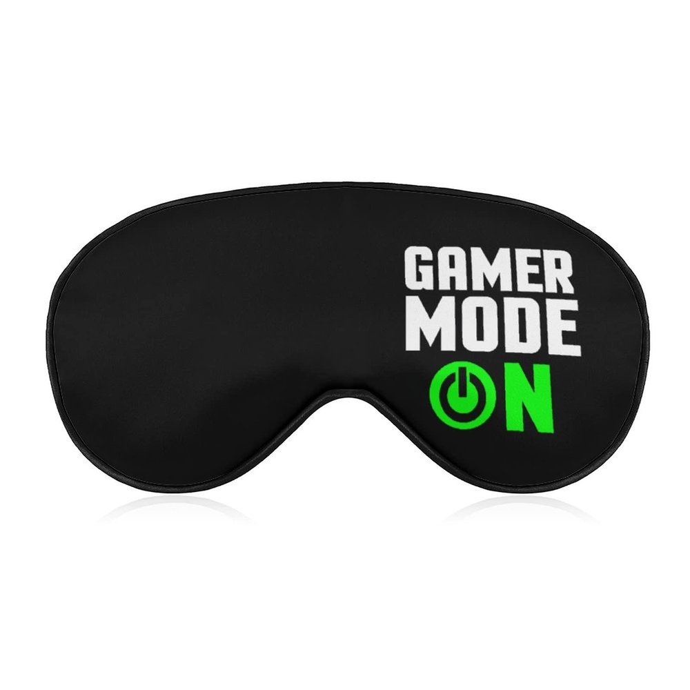 Gamer Mode On Sleep Eye Mask Soft Eye Covers Blocking Lights Blindfold with Adjustable Strap for Travel Nap