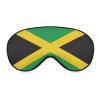 Jamaican Flag Sleep Eye Mask Soft Eye Covers Blocking Lights Blindfold with Adjustable Strap for Travel Nap view 1