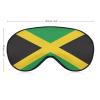 Jamaican Flag Sleep Eye Mask Soft Eye Covers Blocking Lights Blindfold with Adjustable Strap for Travel Nap view 2