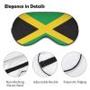 Jamaican Flag Sleep Eye Mask Soft Eye Covers Blocking Lights Blindfold with Adjustable Strap for Travel Nap view 3
