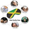 Jamaican Flag Sleep Eye Mask Soft Eye Covers Blocking Lights Blindfold with Adjustable Strap for Travel Nap view 4
