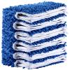 6 Pack Microfiber Flip Mop Refills,Compatible with O-Cedar Dual Action Mop,Replacement Mop Heads for Dry/Wet Use,Washable&Reusable view 1