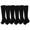 Valcatch Zipper Compression Socks for Women&Men Toeless 20-30 mmHg Support Stockings Calf High Zippered Athletic (3/5 Pairs) view 1