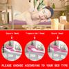 LXJDDLD Spa Bed Cushion Topper,Lash Bed Topper Cover for Massage Table with Four Corner Straps&Facial Breathing Hole,Mattress Pad Square/Round/Trapezoidal Head(Bed Not Included),Purple S,60x185cm view 2