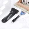 BORODA Razor Travel Case for Shaver Gillette Fusion, Mach3, ProGlide, ProShield - PU Leather Black view 4