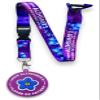 PAC Supplies Global Ltd Alzheimer's Awareness Lanyard - Purple, Decorative, Polyester Blend PVC - Lobster Clasp - Letter Print - I Have Alzheimer's - Please Be Patient With Me view 1