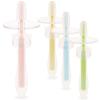 FOMIYES 4pcs Boy Girl Silicone Toothbrush Suction Base for Years Old Boy Girl Training Toothbrush view 1