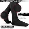 Ailaka Zipper Compression Socks for Men Women - 20-30 mmHg Close Toe Knee High Medical Compression Socks with Zipper, Zip Up Socks for Varicose Veins, Edema, Recovery, Pregnant, Nurse (Black, 3XL) view 4
