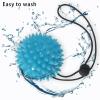 QeeHeng Squeeze Balls for Hand Therapy,Squeeze Exercise Ball, Grip Strength Ball Occupational Therapy Kit Resistance Strength Trainer for Wrist (5LB Light Blue) view 3