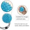 QeeHeng Squeeze Balls for Hand Therapy,Squeeze Exercise Ball, Grip Strength Ball Occupational Therapy Kit Resistance Strength Trainer for Wrist (5LB Light Blue) view 4