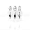DIRECT FROM LOURDES Miraculous Heart Shaped Glass Bottles x3 view 1