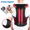 ZWEBY For Men Women Adjustable Posture Corrector Low Back Support Shoulder Brace Belt,Breathable and Adjustable Back Support Providing Pain Relief from Back, Neck & Shoulder (L) view 3