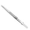 Metal Diamond Gemstone Tweezers With Side Lock Indented Serrated Tips For Easy Pick Up view 1