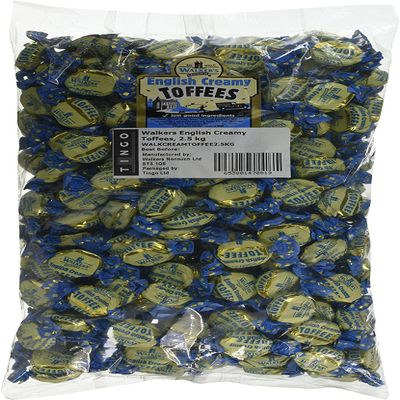 Walkers English Creamy Toffees 1.50 Kg Delicious Tasty And Twisty Treat Gift Hamper For Birthday,Christmas Sold By Kidzbuzz