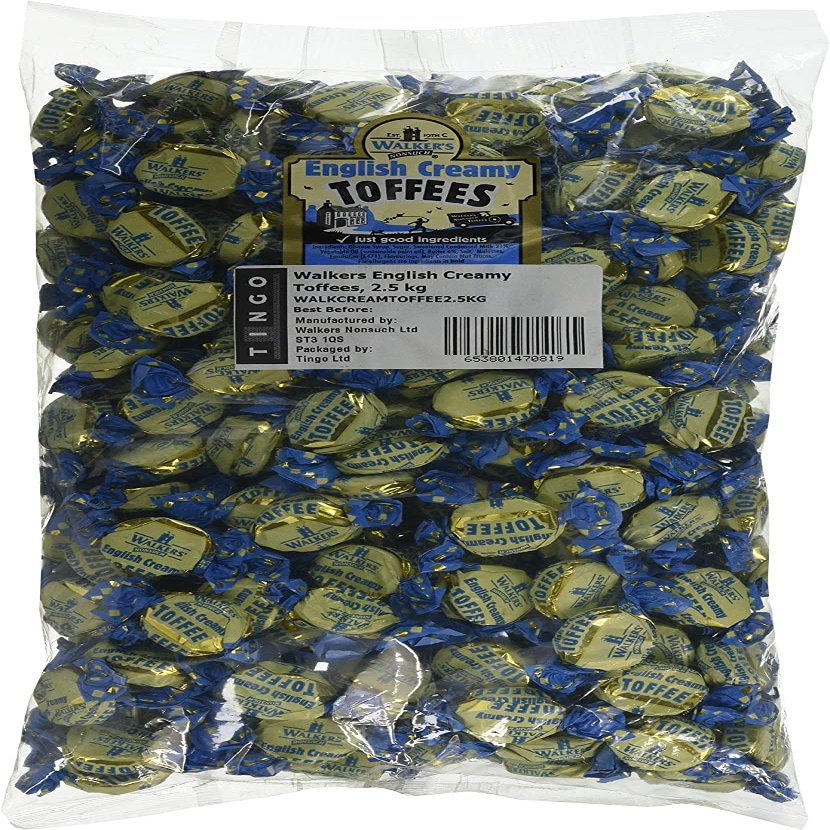 Walkers English Creamy Toffees 1.50 Kg Delicious Tasty And Twisty Treat Gift Hamper For Birthday,Christmas Sold By Kidzbuzz