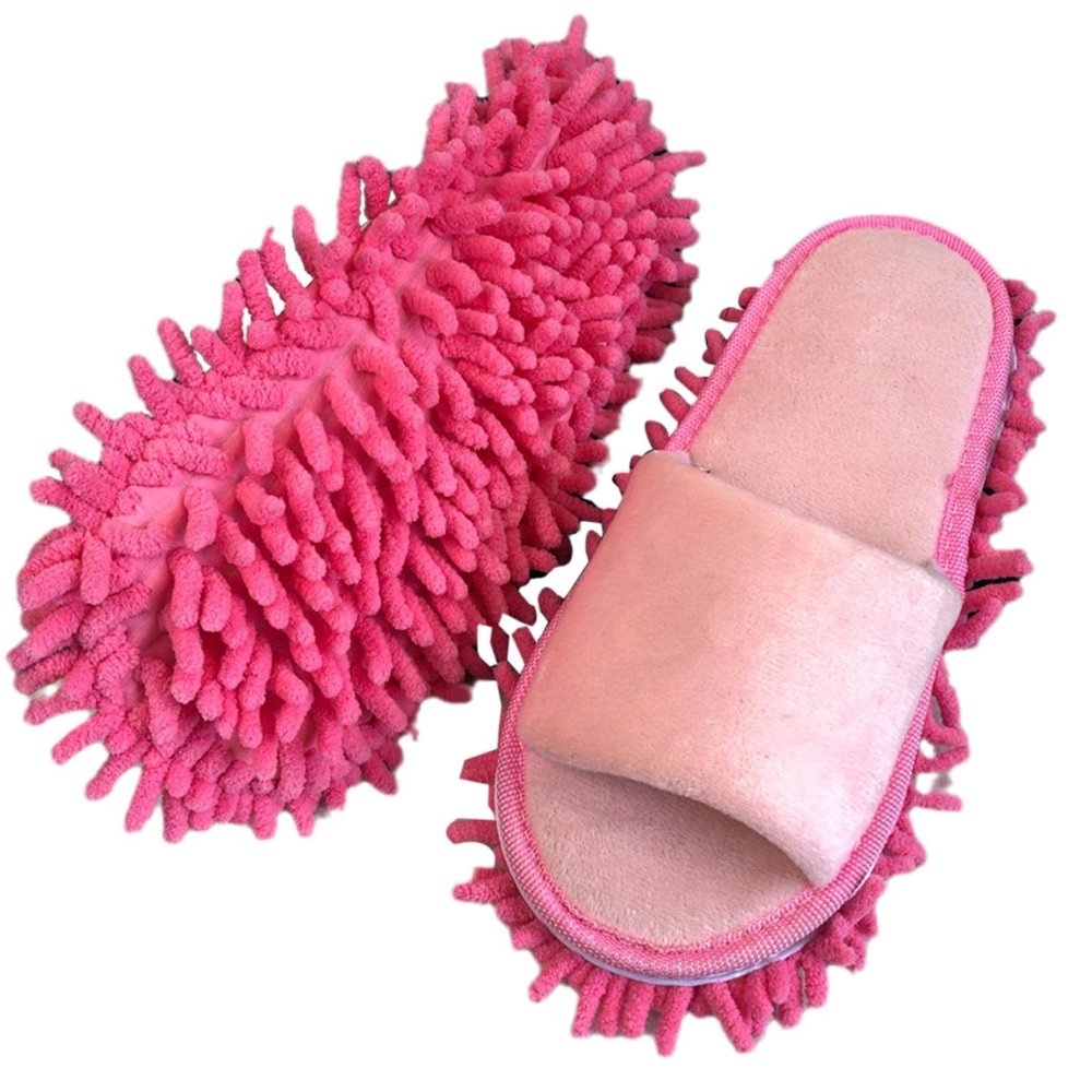 1 Pair Microfiber Dust Mop Slippers Lazy Quick Cleaning Slipper Cleaning Tools Shoes Was Z7F9 Cleanning Bathroom Floor