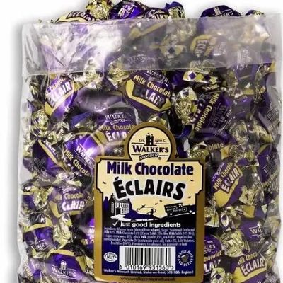 Walkers Milk Chocolate Eclairs 1 Kg Delicious Tasty And Twisty Treat Gift Hamper For Birthday,Christmas Sold By Kidzbuzz