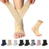 ABIRAM Foot Sleeve (Pair) with Compression Wrap, Ankle Brace For Arch, Ankle Support, Football, Basketball, Volleyball, Running view 1