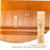 DOITOOL Wood Sauna Sand Timer 15 Minute Calibration Glass Tube for Sauna Room and Bathroom Timekeeping Ornament view 2