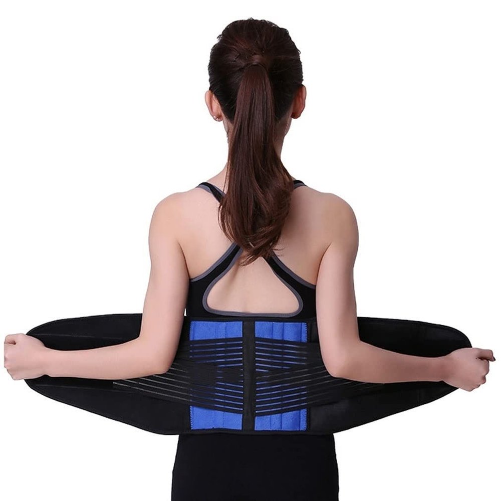 TIIFFY Adjustable Waist Support Health And Fitness For Men Women Lumbar Fixed Breathable Lumbar Support Belt, Lumbar Supports, Back Braces (Size : 3XL)