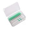 160pcs Interdental Brushes Versatile Soft Polyvinyl Dental Picks Teeth Brush Portable Disposable Toothpicks Cleaning Brush Teeth Cleaning Care Tools(Green) Soft Picks Gum for view 3