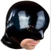 Latex Hood Men Rubber Opened Jaw and Perforated Eyes with Nostril Party Mask,0.4mm,X-Large view 1