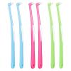 6 Pcs Denture Brush, Single Tufted Toothbrush End-tuft Tapered Toothbrush for Orthodontic Braces Interspace Brushes Soft Trim Toothbrush for Dental Cleaning. view 1