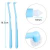 6 Pcs Denture Brush, Single Tufted Toothbrush End-tuft Tapered Toothbrush for Orthodontic Braces Interspace Brushes Soft Trim Toothbrush for Dental Cleaning. view 2