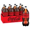 Coca-Cola Zero Sugar Soft Drink Multipack Bottles 8 x 2L view 1