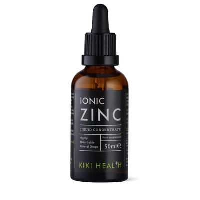 KIKI Health Ionic Zinc Liquid Concentrate | Purely Natural Premium Organic Zinc Supplement | 10mg/Serving, 100% RI | Immune System Booster | Easy to Use & Mineral Drops | Vegan - 50ml