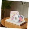 Homoyoyo Floral Print Toilet Paper 2 Rolls Pack Soft Standard Roll Tissue Paper Decorative Pattern for Home and Office Use Comfortable Absorbent Bathroom Essential view 4