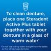 Steradent Active Plus Denture Daily Cleansing 30 Tablets (Pack of 6) view 4