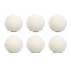 6Pcs Wool Drying Balls, Skin Friendly Fabric Softener, Reusable Static Reduction Time Saving Drying Ball for Shorten Drying Time, Impurities Adsorption, Moisture & Odour Removal (6cm) view 1