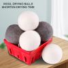6Pcs Wool Drying Balls, Skin Friendly Fabric Softener, Reusable Static Reduction Time Saving Drying Ball for Shorten Drying Time, Impurities Adsorption, Moisture & Odour Removal (6cm) view 4