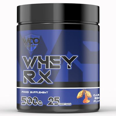 Whey Protein Powder - Muscle Building and Recovery Protein Powder | Low Carb, Low Sugar, Low Fat, High in BCAAs | Backed by Athletes, Made in The UK by WOD Powders (Caramelised Biscuit)