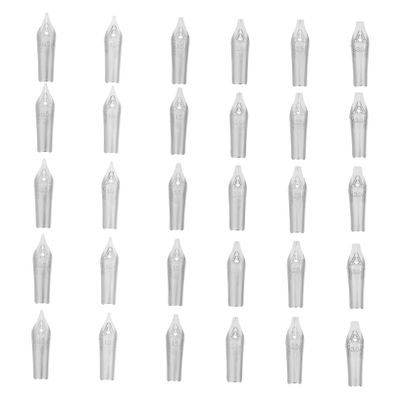 STOBOK 30pcs Stainless Steel Pen Replacement Nibs Set for Fountain Pens, Not Easy to Deform and Practical, Suitable for Students and Adults, for Calligraphy and Daily Writing