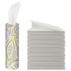 Car Tissue Refill Kit, Travel Tissues, Tissue Refill for Car Visor Tissue Holder, Car Tissues Cylinder, Round Tissue Boxes with 9 Packs Tissues, Car Napkins Tissues Cylinder view 1
