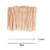 100pcs Small Wax Spatulas Wooden Wax Sticks Eyebrow Waxing Applicators Wood Craft Sticks,Eyebrow Wax Sticks Wax Applicator,Mini Eyebrow Waxing Spatulas for Face and Small Hair Removal Sticks(88mm) view 2