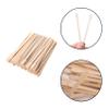 100pcs Small Wax Spatulas Wooden Wax Sticks Eyebrow Waxing Applicators Wood Craft Sticks,Eyebrow Wax Sticks Wax Applicator,Mini Eyebrow Waxing Spatulas for Face and Small Hair Removal Sticks(88mm) view 3