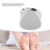 2 in 1 Hair Eraser, Hair Removal Wet Dry Use Painless Washable Foot Scrubber Tool for Arm Leg (Silver) view 2