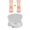 2 in 1 Hair Eraser, Hair Removal Wet Dry Use Painless Washable Foot Scrubber Tool for Arm Leg (Silver) view 4