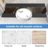 0.6'' Rise Threshold Ramp, Non-Slip Rubber Threshold Ramp, Bathroom Floor Tile Threshold Transition Strip for Indoor or Outdoor Doorway, Bathroom, Wheelchair (Black) view 4