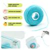 Coconut Oil Woven Floss, Expanding Microfibre, Orange, Vegan, Cruelty-Free view 2