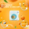 Coconut Oil Woven Floss, Expanding Microfibre, Orange, Vegan, Cruelty-Free view 3